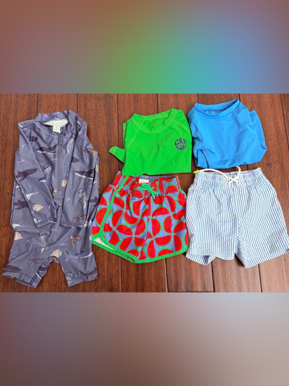 24 Month/2T Boys Swimsuit Bundle